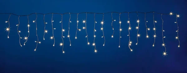 Weihnachtsbeleuchtung^DecoWoerner LED Icicle-Light Für Außen, 200 Cm weiß