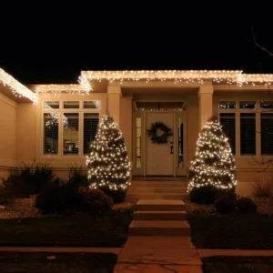 Weihnachtsbeleuchtung^DecoWoerner LED Icicle-Light Für Außen, 200 Cm weiß