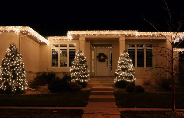 Weihnachtsbeleuchtung^DecoWoerner LED Icicle-Light Für Außen, 200 Cm weiß