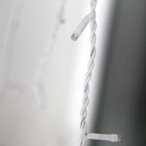 Weihnachtsbeleuchtung^DecoWoerner LED Icicle-Light System IP20 300 X 100 Cm Ohne Zuleitung weiß