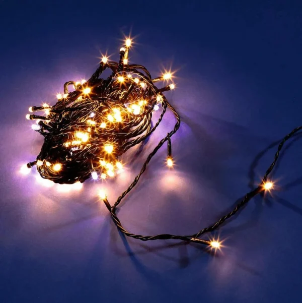 Weihnachtsbeleuchtung^DecoWoerner LED Kupplungslichterkette Für Innen, 24 M Ohne Zuleitung, Grün
