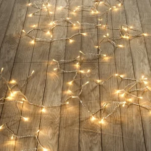 Weihnachtsbeleuchtung^DecoWoerner LED Kupplungslichterkette Für Innen, 10 M Ohne Zuleitung transparent