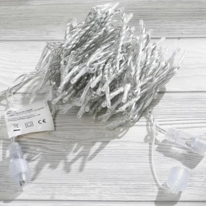 Weihnachtsbeleuchtung^DecoWoerner LED Kupplungslichterkette Für Innen, 10 M Ohne Zuleitung transparent