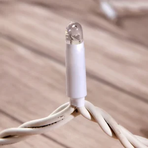 Weihnachtsbeleuchtung^DecoWoerner LED Kupplungslichterkette Für Außen IP67, 10 M Ohne Zuleitung, weiß