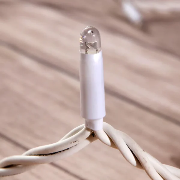 Weihnachtsbeleuchtung^DecoWoerner LED Kupplungslichterkette Für Außen IP67, 10 M Ohne Zuleitung, weiß