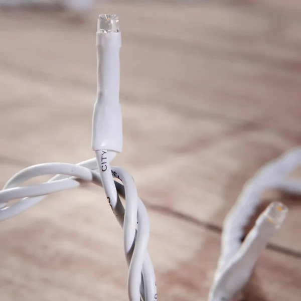 Weihnachtsbeleuchtung^DecoWoerner LED Kupplungslichterkette Für Innen, 10 M Ohne Zuleitung weiß
