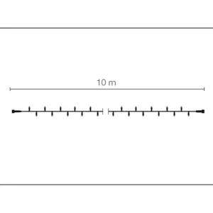 Weihnachtsbeleuchtung^DecoWoerner LED Kupplungslichterkette Für Außen IP67, 24 M Ohne Zuleitung