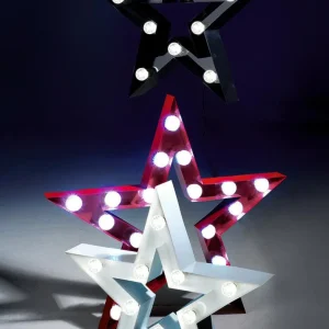 Deko-Licht | Xxl Weihnachtsdeko^DecoWoerner LED Leuchtstern, 95 Cm schwarz