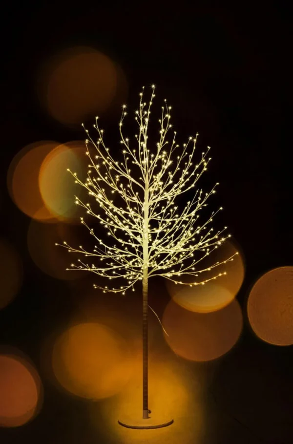 Winterdeko | Kunstbäume^DecoWoerner LED Lichterbaum, 120 Cm weiß