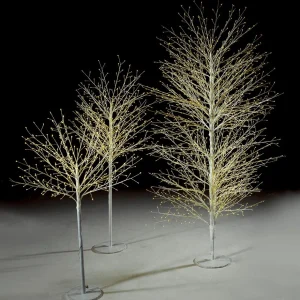 Winterdeko | Kunstbäume^DecoWoerner LED Lichterbaum, 120 Cm weiß
