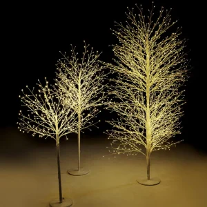 Winterdeko | Kunstbäume^DecoWoerner LED Lichterbaum, 120 Cm weiß