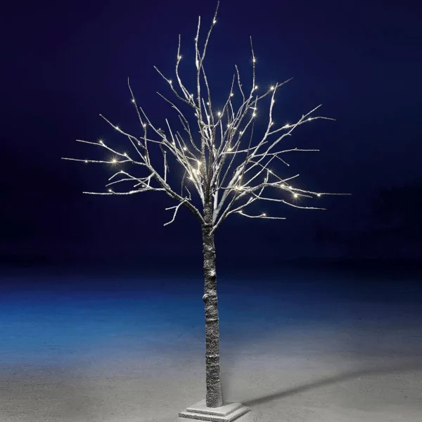 Winterdeko | Kunstbäume^DecoWoerner LED Lichterbaum Für Innen, 160 Cm braun
