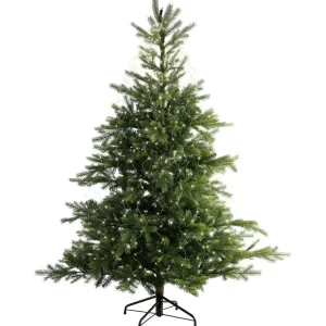 Weihnachtsbeleuchtung^DecoWoerner LED Lichterbündel 190 Cm silber