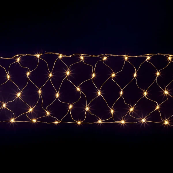 Weihnachtsbeleuchtung^DecoWoerner LED Lichternetz, 350 Cm transparent