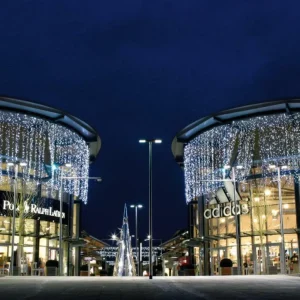 Weihnachtsbeleuchtung^DecoWoerner LED Lichtervorhang Für Außen, 400 LED, 200 Cm weiß