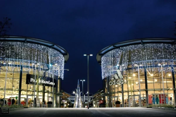 Weihnachtsbeleuchtung^DecoWoerner LED Lichtervorhang Für Außen, 400 LED, 200 Cm weiß