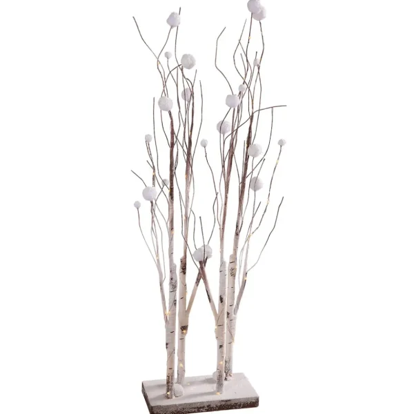 Winterdeko | Kunstbäume^DecoWoerner LED Lichterzweige, 90 Cm braun