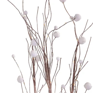 Winterdeko | Kunstbäume^DecoWoerner LED Lichterzweige, 90 Cm braun
