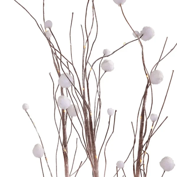 Winterdeko | Kunstbäume^DecoWoerner LED Lichterzweige, 90 Cm braun