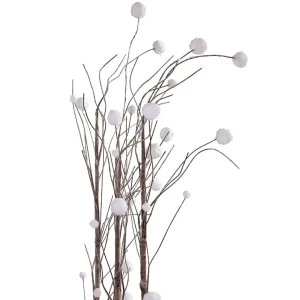 Winterdeko | Kunstbäume^DecoWoerner LED Lichterzweige, 130 Cm braun