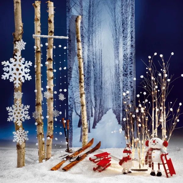 Winterdeko | Kunstbäume^DecoWoerner LED Lichterzweige, 90 Cm braun