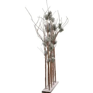 Winterdeko | Kunstbäume^DecoWoerner LED Lichterzweige Kiefer, 130 Cm braun