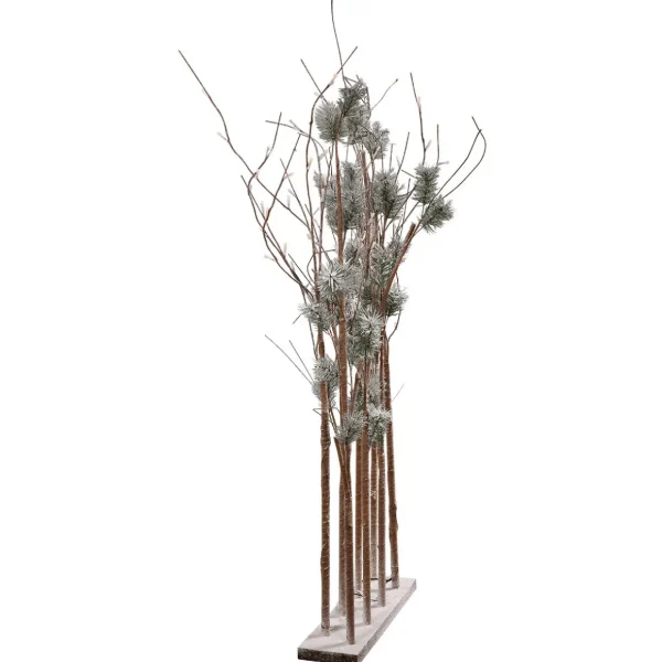 Winterdeko | Kunstbäume^DecoWoerner LED Lichterzweige Kiefer, 130 Cm braun