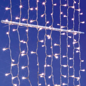 Weihnachtsbeleuchtung^DecoWoerner LED Lichtvorhang Für Außen, 720 Cm weiß