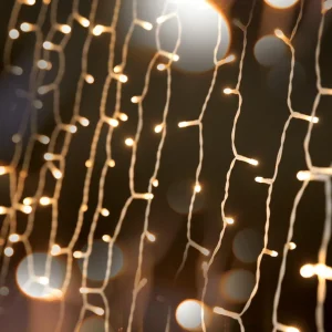 Weihnachtsbeleuchtung^DecoWoerner LED Lichtvorhang 24V Für Außen, 1160 LED, 700 X 200 Cm