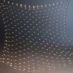 Weihnachtsbeleuchtung^DecoWoerner LED Netzlicht Für Innen, 250 Cm Grau