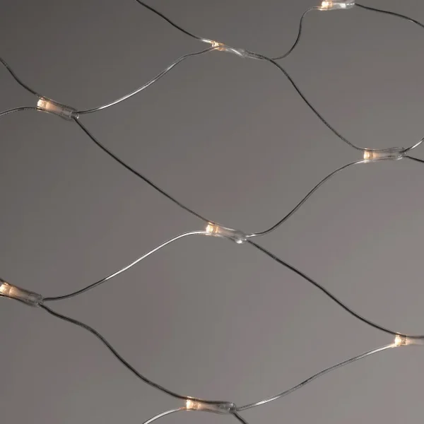 Weihnachtsbeleuchtung^DecoWoerner LED Netzlicht Für Innen, 250 Cm Grau