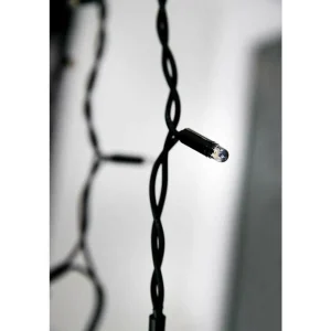 Weihnachtsbeleuchtung^DecoWoerner LED Profi Icicle-Light System IP67, 300 Cm Ohne Zuleitung schwarz