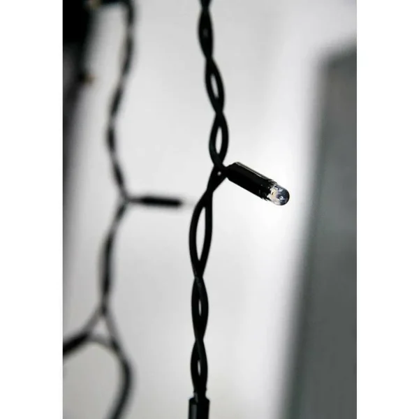 Weihnachtsbeleuchtung^DecoWoerner LED Profi Icicle-Light System IP67, 300 Cm Ohne Zuleitung schwarz