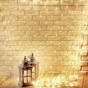 Weihnachtsbeleuchtung^DecoWoerner LED Profi Lichternetz System IP67, 200 Cm Ohne Zuleitung