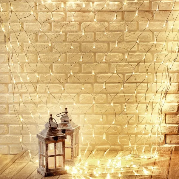 Weihnachtsbeleuchtung^DecoWoerner LED Profi Lichternetz System IP67, 200 Cm Ohne Zuleitung