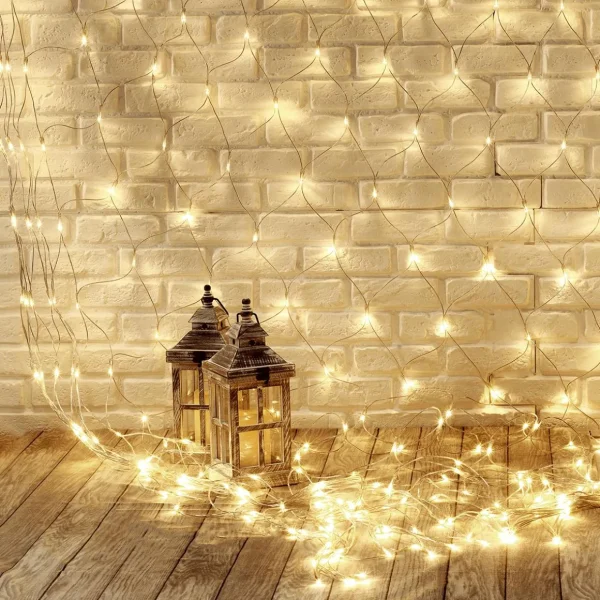 Weihnachtsbeleuchtung^DecoWoerner LED Profi Lichternetz System IP20, 300 Cm Ohne Zuleitung