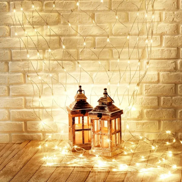 Weihnachtsbeleuchtung^DecoWoerner LED Profi Lichternetz System IP20, 250 Cm Ohne Zuleitung, Klar