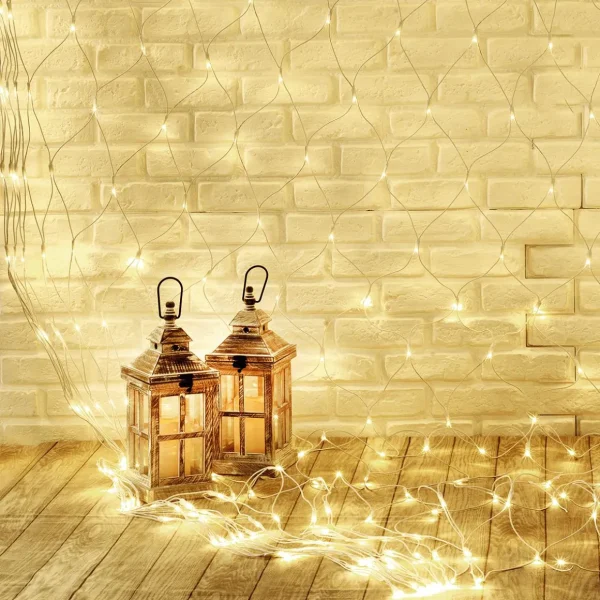 Weihnachtsbeleuchtung^DecoWoerner LED Profi Lichternetz System IP20, 300 Cm Ohne Zuleitung