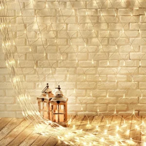 Weihnachtsbeleuchtung^DecoWoerner LED Profi Lichternetz System IP67, 300 Cm Ohne Zuleitung