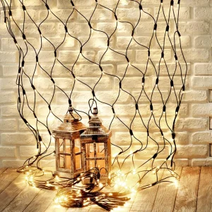 Weihnachtsbeleuchtung^DecoWoerner LED Profi Lichternetz System IP67, 250 Cm Ohne Zuleitung