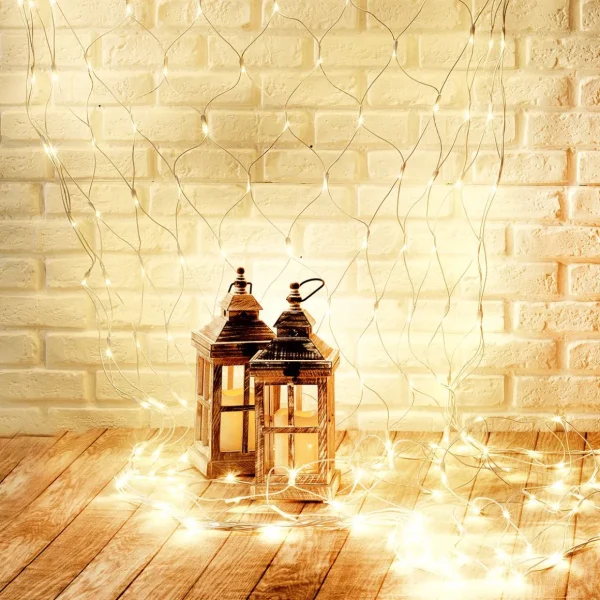 Weihnachtsbeleuchtung^DecoWoerner LED Profi Lichternetz System IP20, 200 Cm Ohne Zuleitung