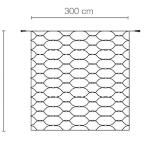 Weihnachtsbeleuchtung^DecoWoerner LED Profi Lichternetz System IP67, 300 Cm Ohne Zuleitung