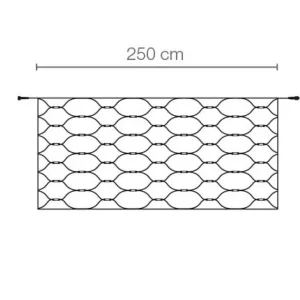 Weihnachtsbeleuchtung^DecoWoerner LED Profi Lichternetz System IP67, 250 Cm Ohne Zuleitung