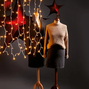 Weihnachtsbeleuchtung^DecoWoerner LED Profi Lichtvorhang System IP20 150 Cm Ohne Zuleitung