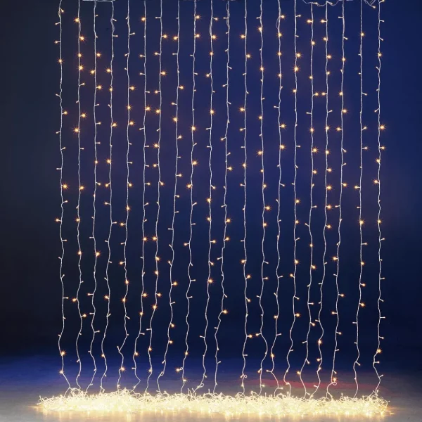 Weihnachtsbeleuchtung^DecoWoerner LED Profi Lichtvorhang System IP20, 700 Cm Ohne Zuleitung