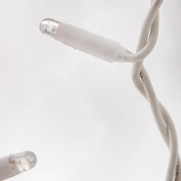 Weihnachtsbeleuchtung^DecoWoerner LED Profi Lichtvorhang System IP67, 500 Cm Ohne Zuleitung, weiß
