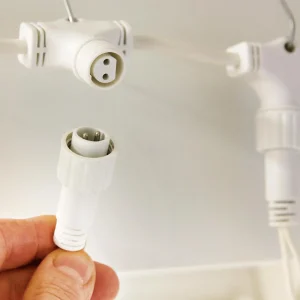 Weihnachtsbeleuchtung^DecoWoerner LED Profi Lichtvorhang System IP67, 150 Cm, Ohne Zuleitung