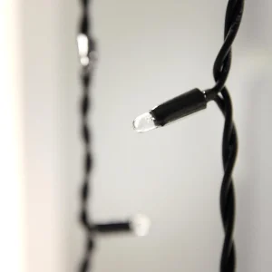 Weihnachtsbeleuchtung^DecoWoerner LED Profi Lichtvorhang System IP67, 700 Cm Ohne Zuleitung, Schwarz