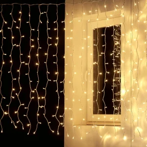 Weihnachtsbeleuchtung^DecoWoerner LED Profi Lichtvorhang System IP20 150 Cm Ohne Zuleitung