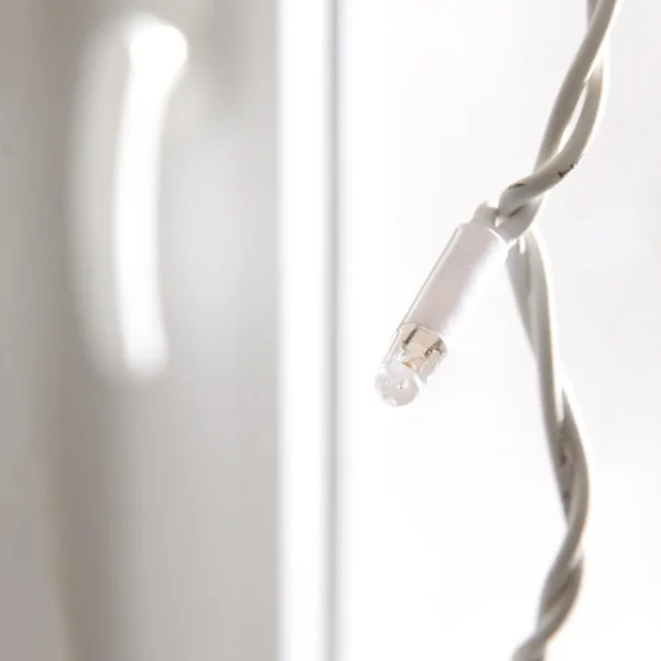 Weihnachtsbeleuchtung^DecoWoerner LED Profi Lichtvorhang System IP67, 300 Cm Ohne Zuleitung, weiß